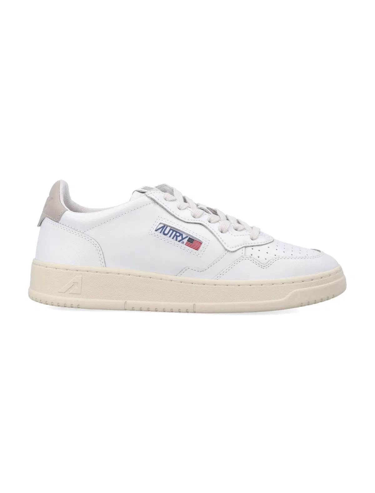 Autry Medalist Low Leather Sneakers In White A