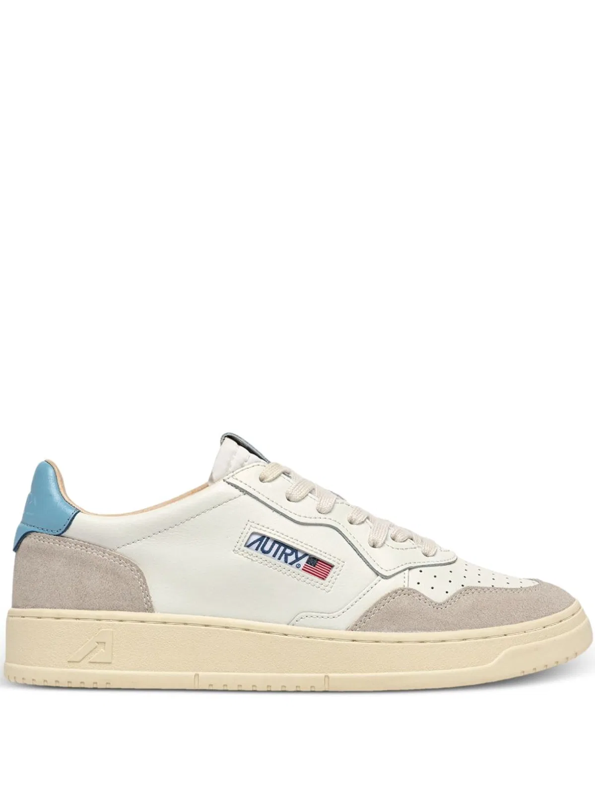 Autry Medalist Low - Leather And Suede Trainer