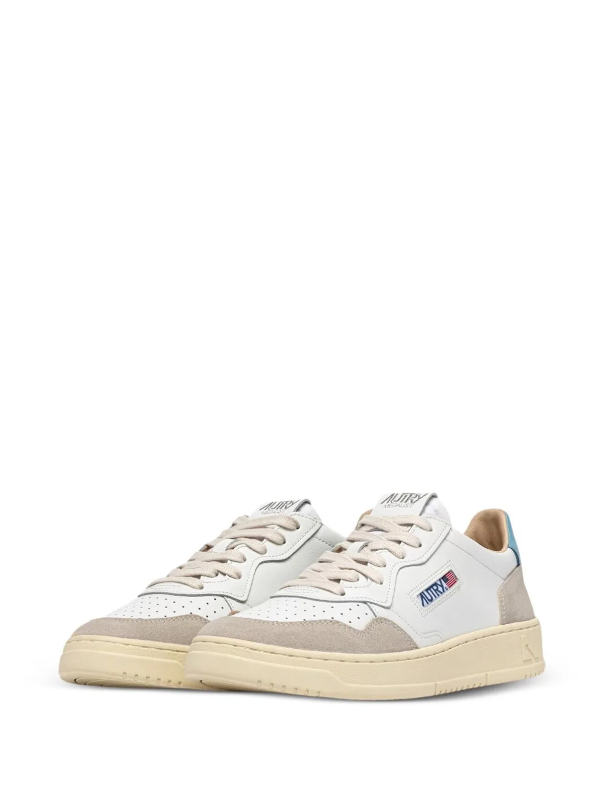 Autry Medalist Low - Leather And Suede Trainer