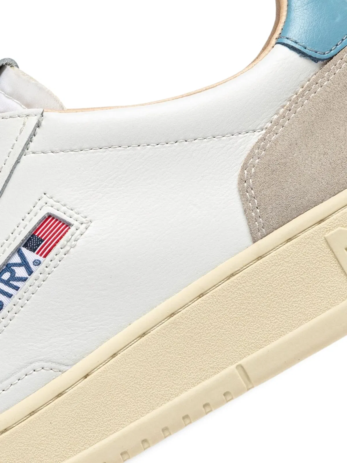 Autry Medalist Low - Leather And Suede Trainer