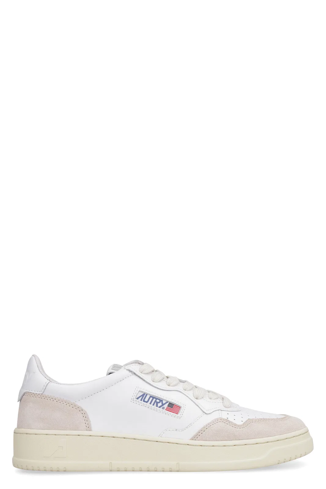 Autry Medalist Low - Leather And Suede Sneaker