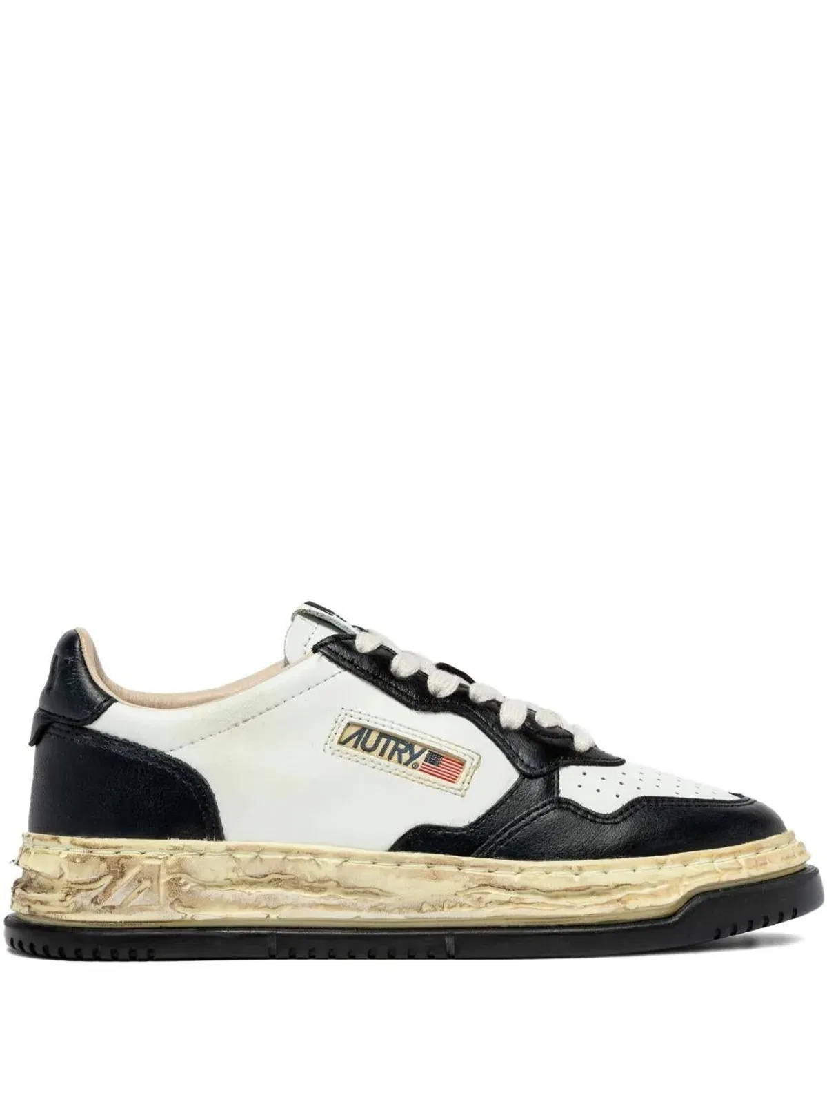 Autry x Mihara Yasuhiro Leather Perforated Sneakers