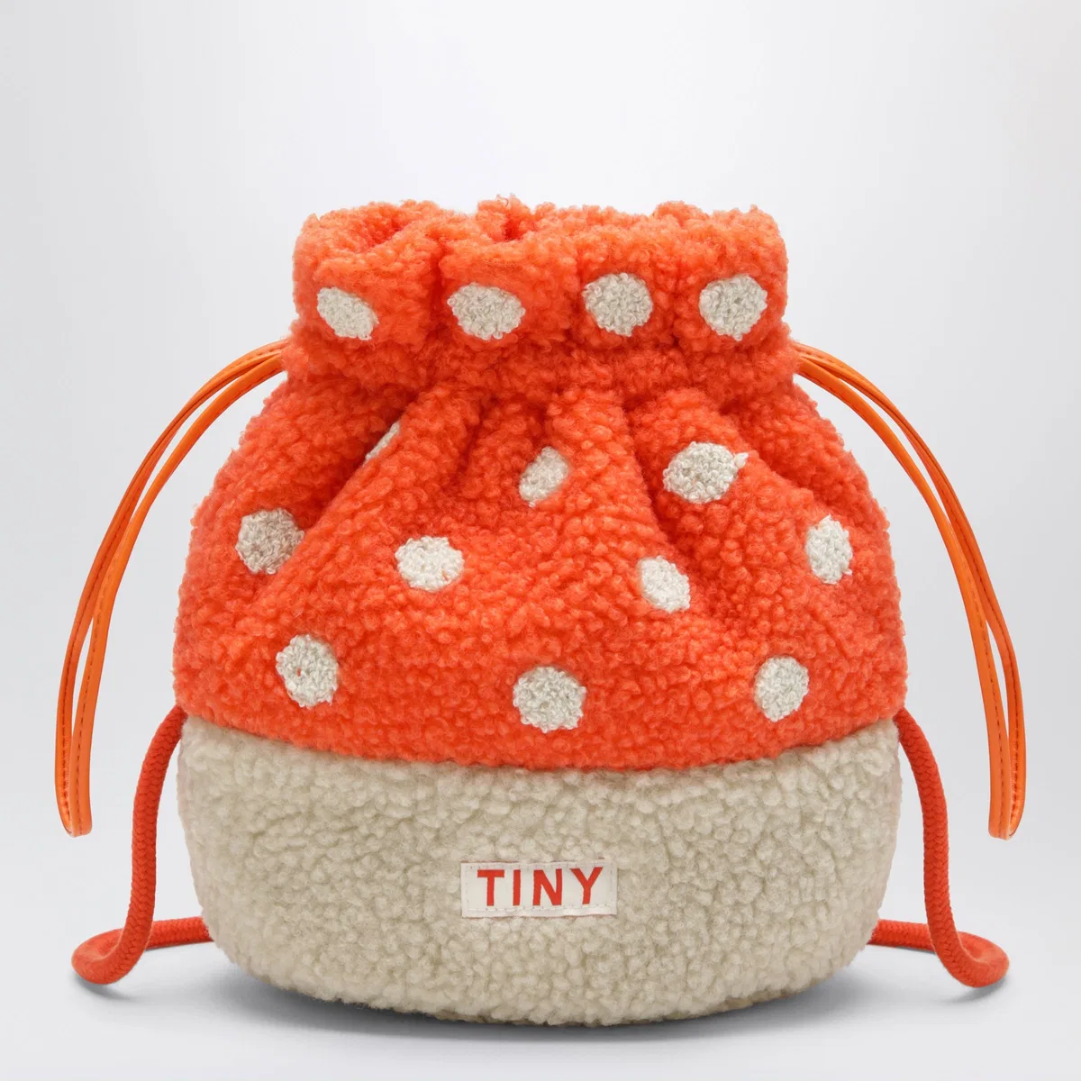 Tinycottons Mushroom-Shaped Bucket Hat With Drawstri