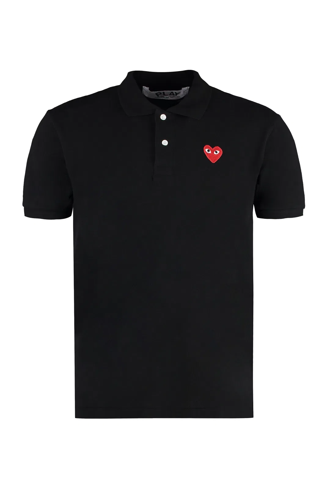 Comme Des Garçons Play Cotton-Piqué Polo Shirt