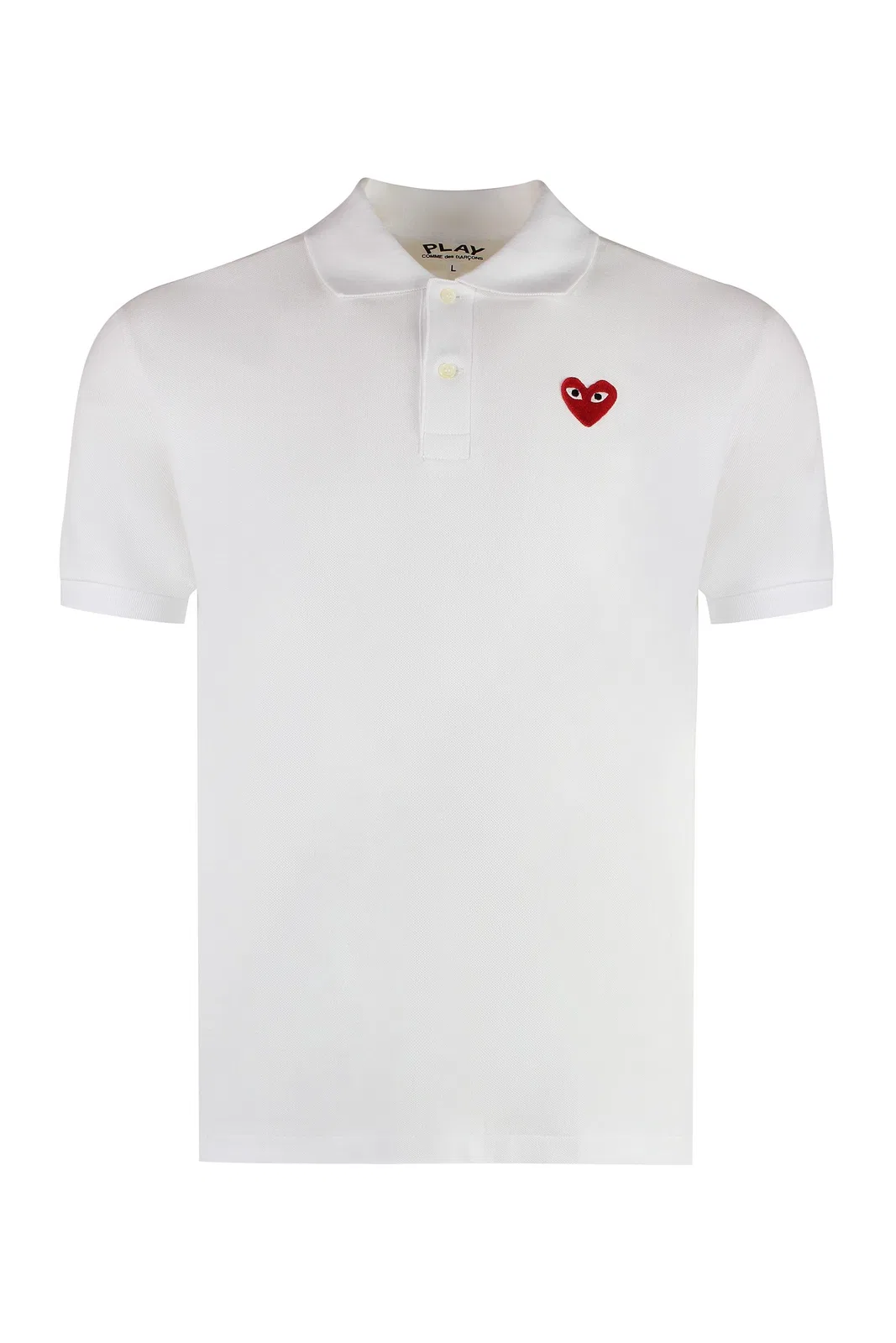 Comme Des Garçons Play Cotton-Piqué Polo Shirt