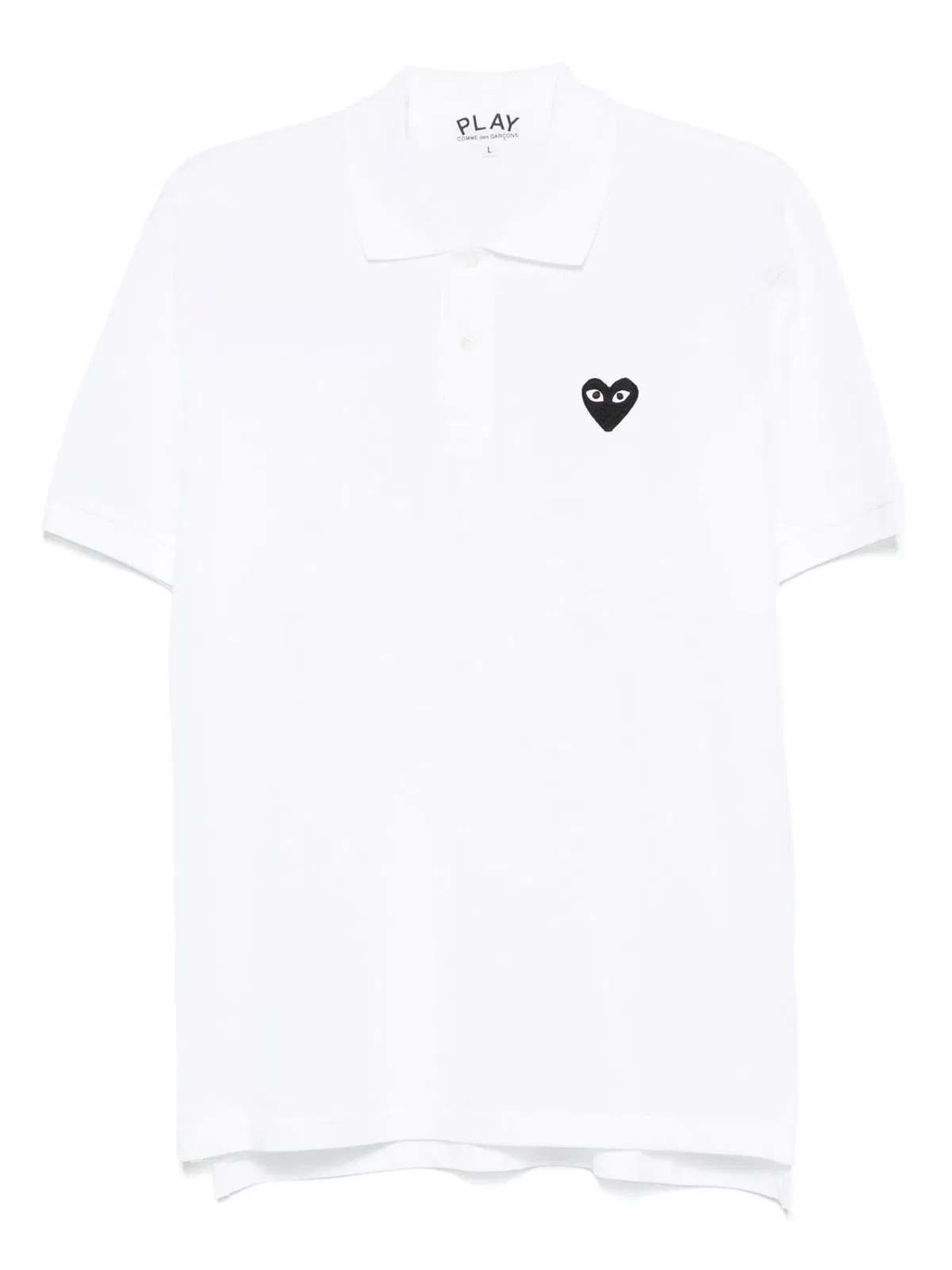 Comme Des Garçons Play Tshirt Black Emblem Knit