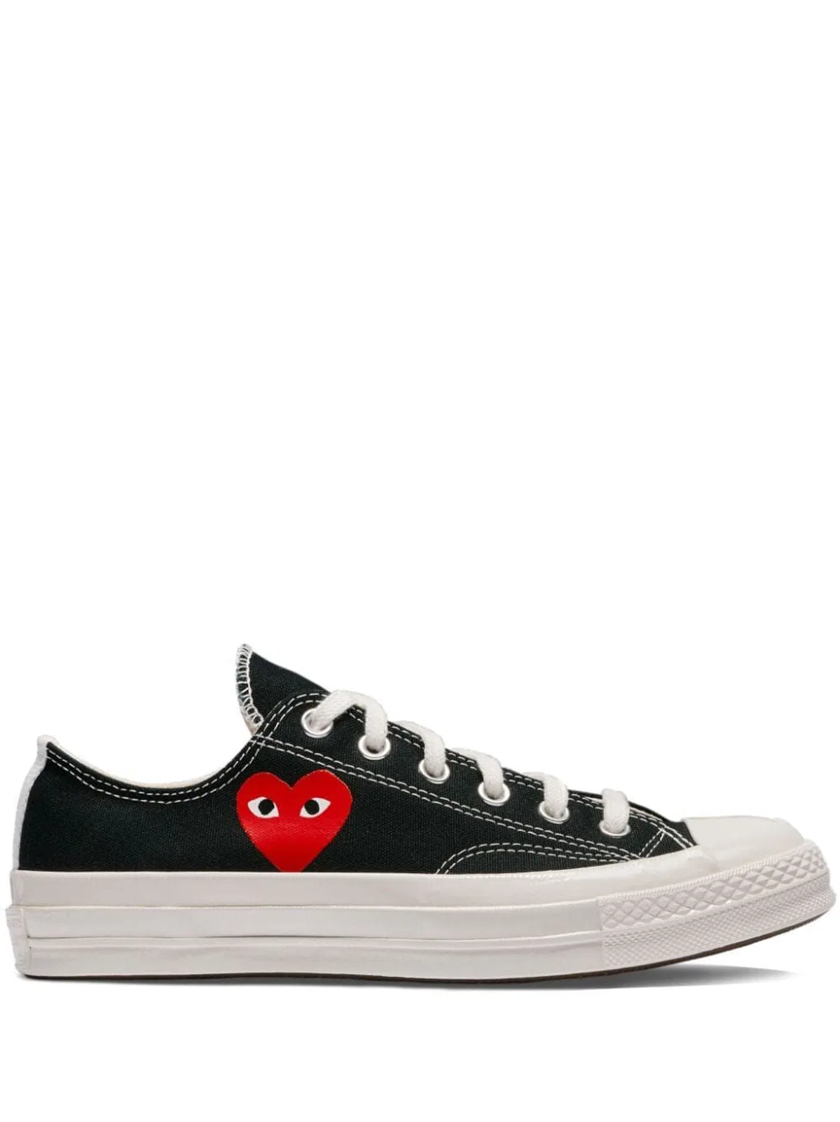 Comme Des Garçons Play Black Canvas Comme Des Garã§Ons X Conver