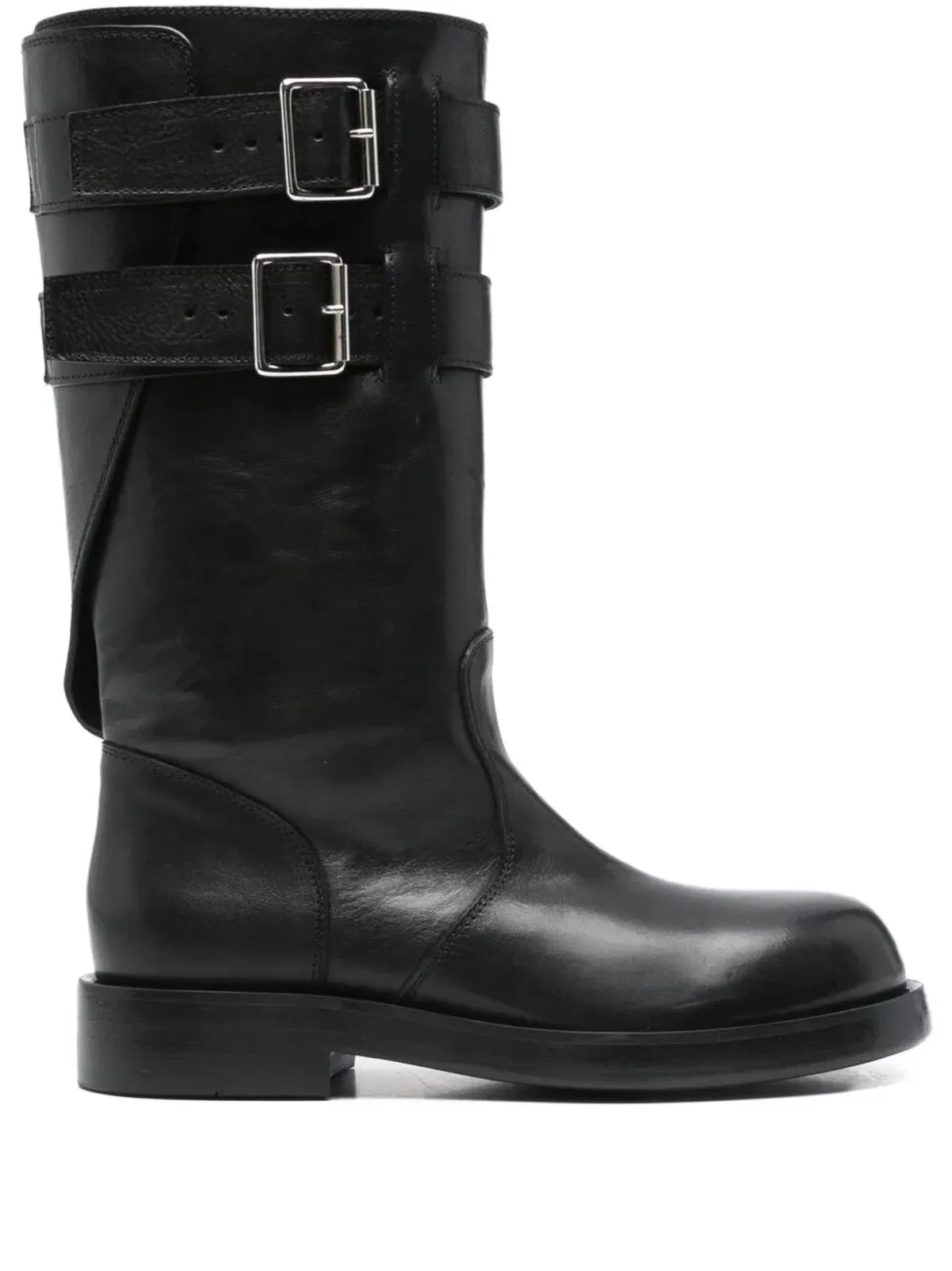 Ann Demeulemeester "Osmo" Rounded Boots With Belts