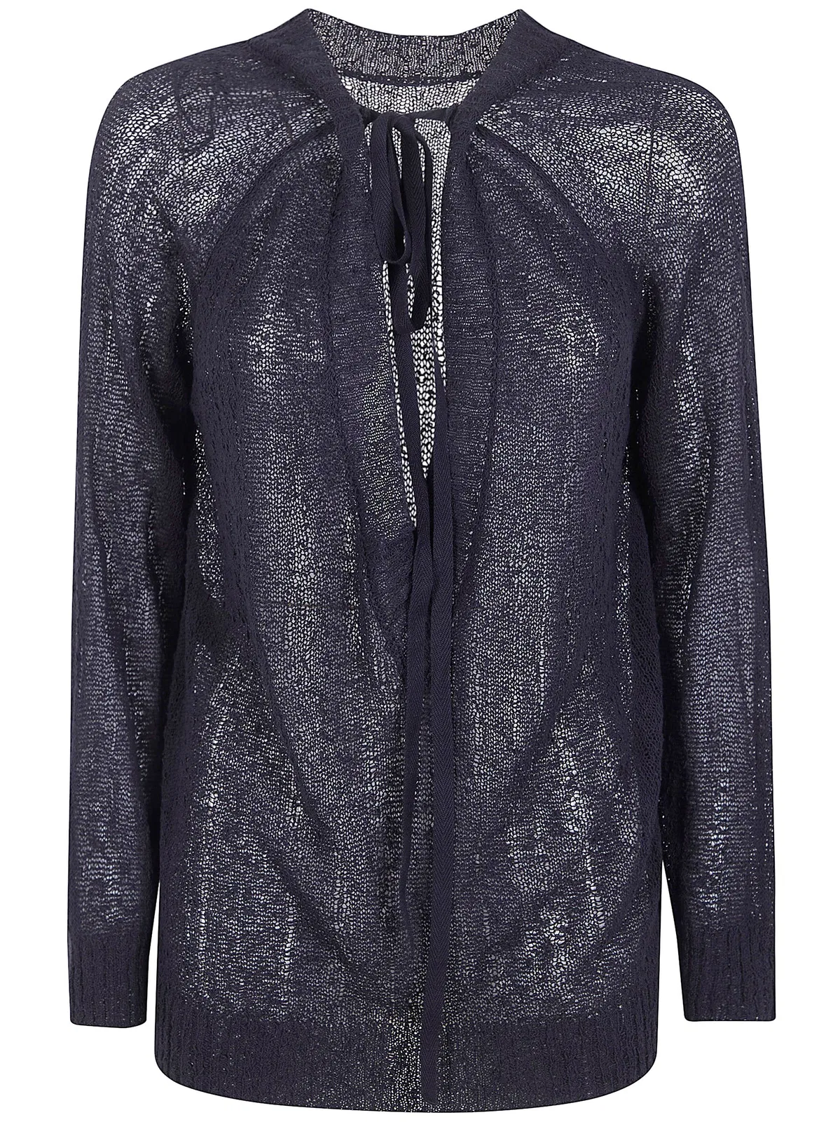 Ann Demeulemeester "Nies" Comfort Sweater With Deep V-Neck 