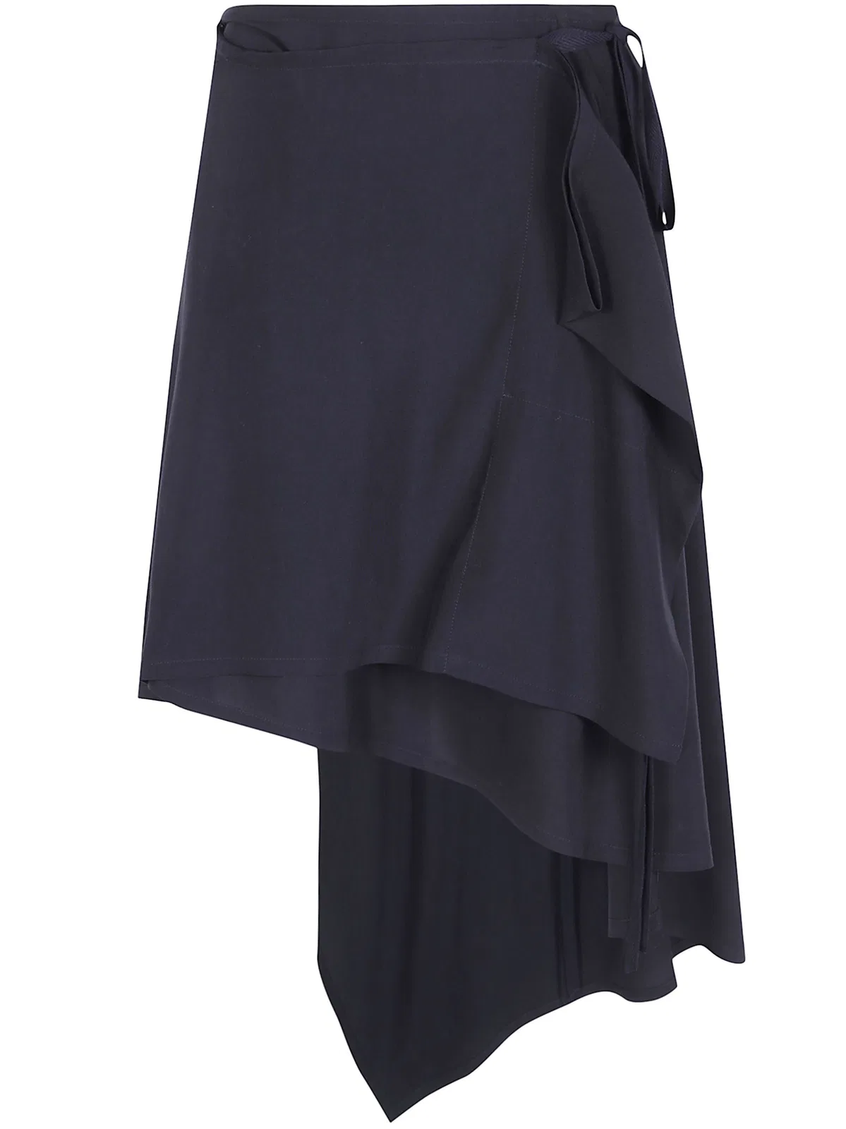 Ann Demeulemeester "Birit" Asymmetrical Wrap Skirt