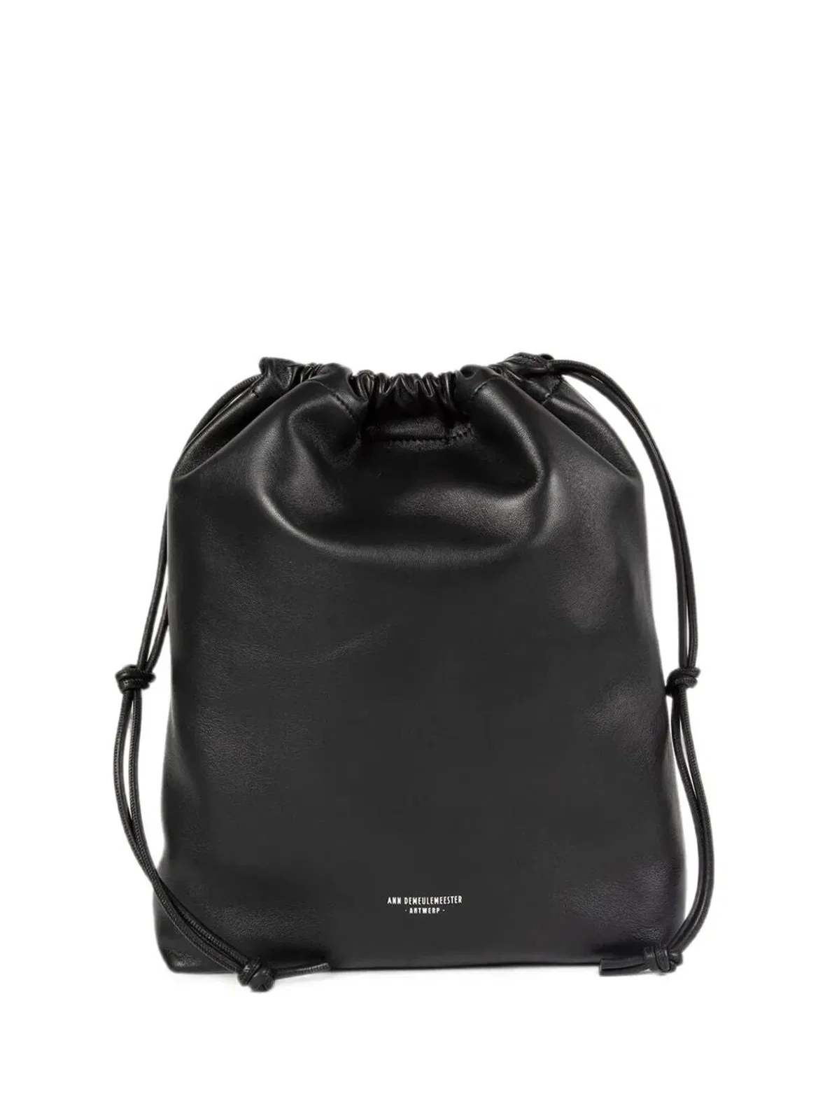 Ann Demeulemeester "Philippa" Large Soft Bucket Bag With Ch