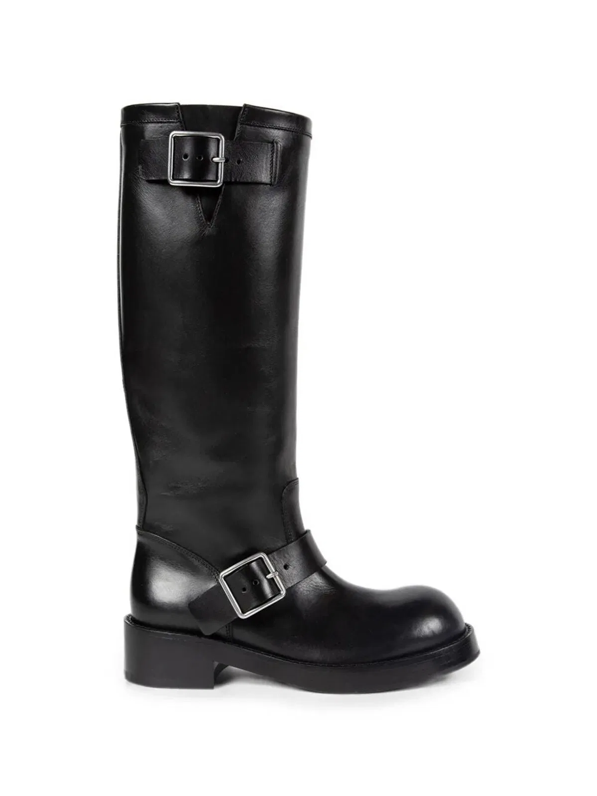 Ann Demeulemeester "Arwa" Engineer High Boots With Buckles