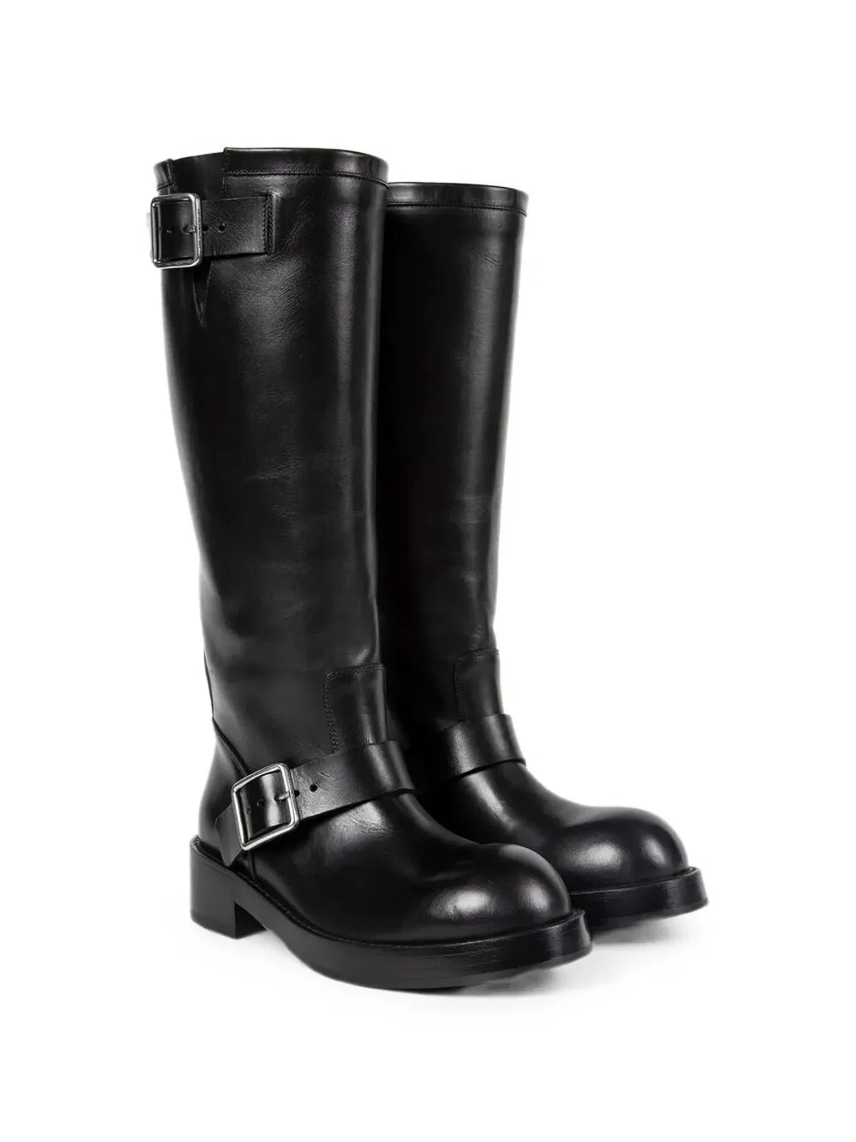 Ann Demeulemeester "Arwa" Engineer High Boots With Buckles