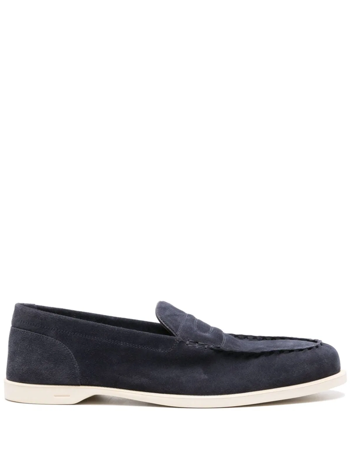 John Lobb Pace Suede Leather Loafers