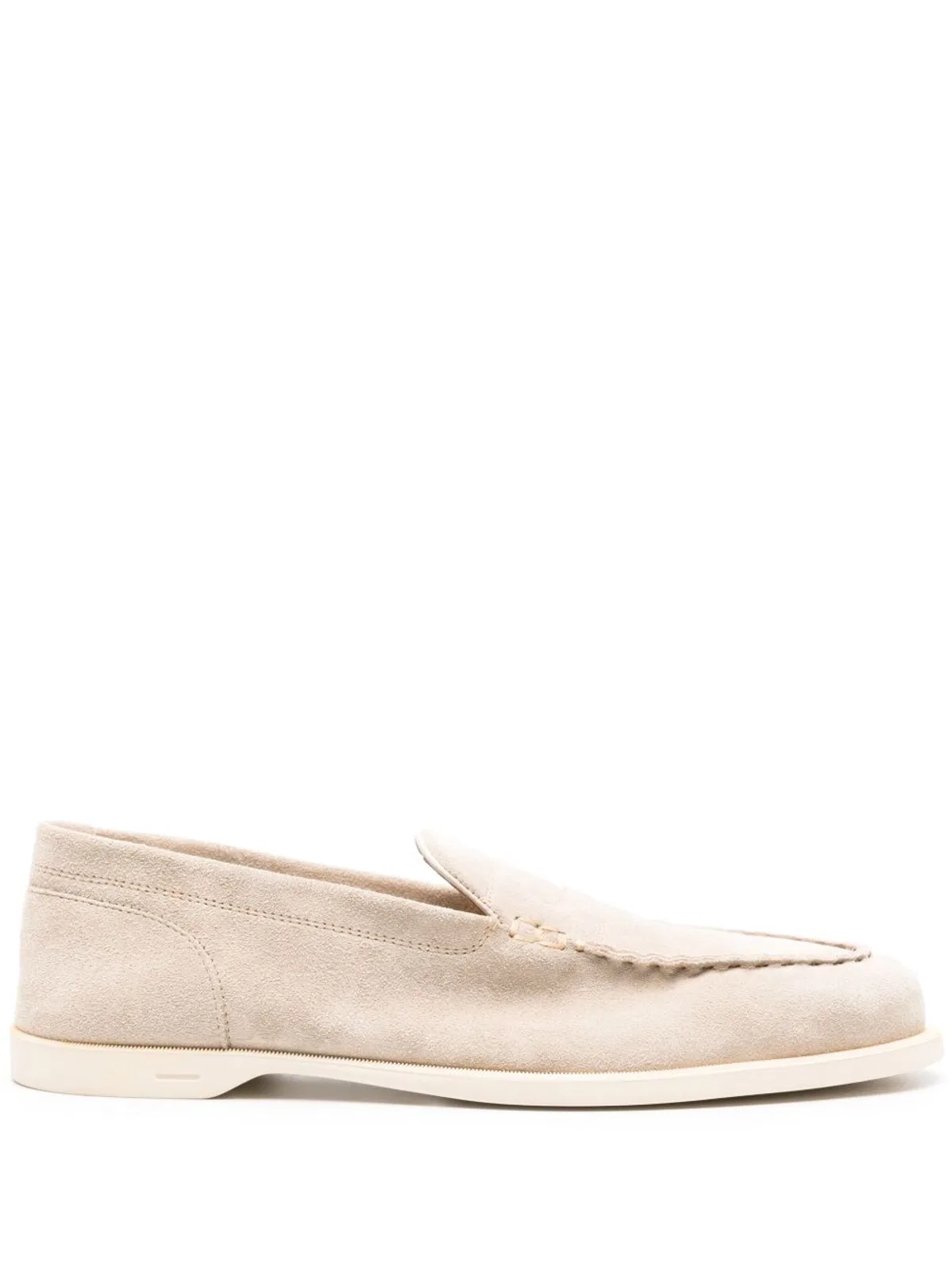 John Lobb Pace Suede Leather Loafers