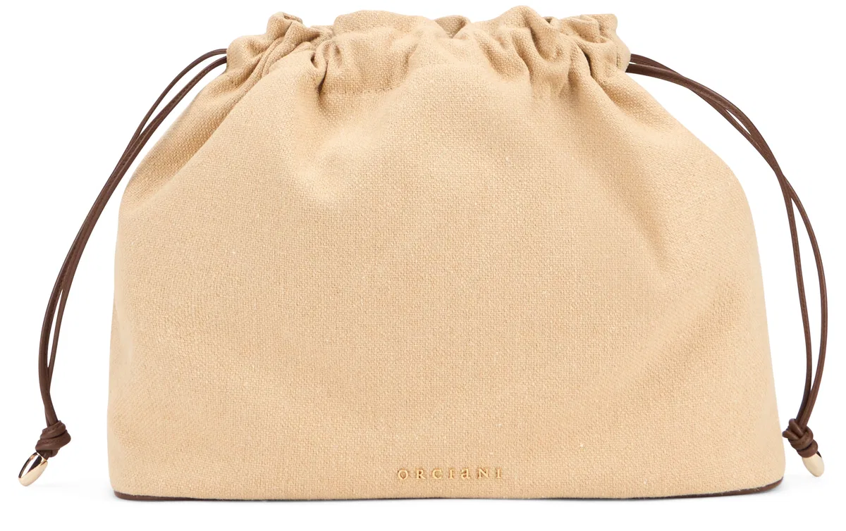 Orciani Handbag In Fabric And Leather