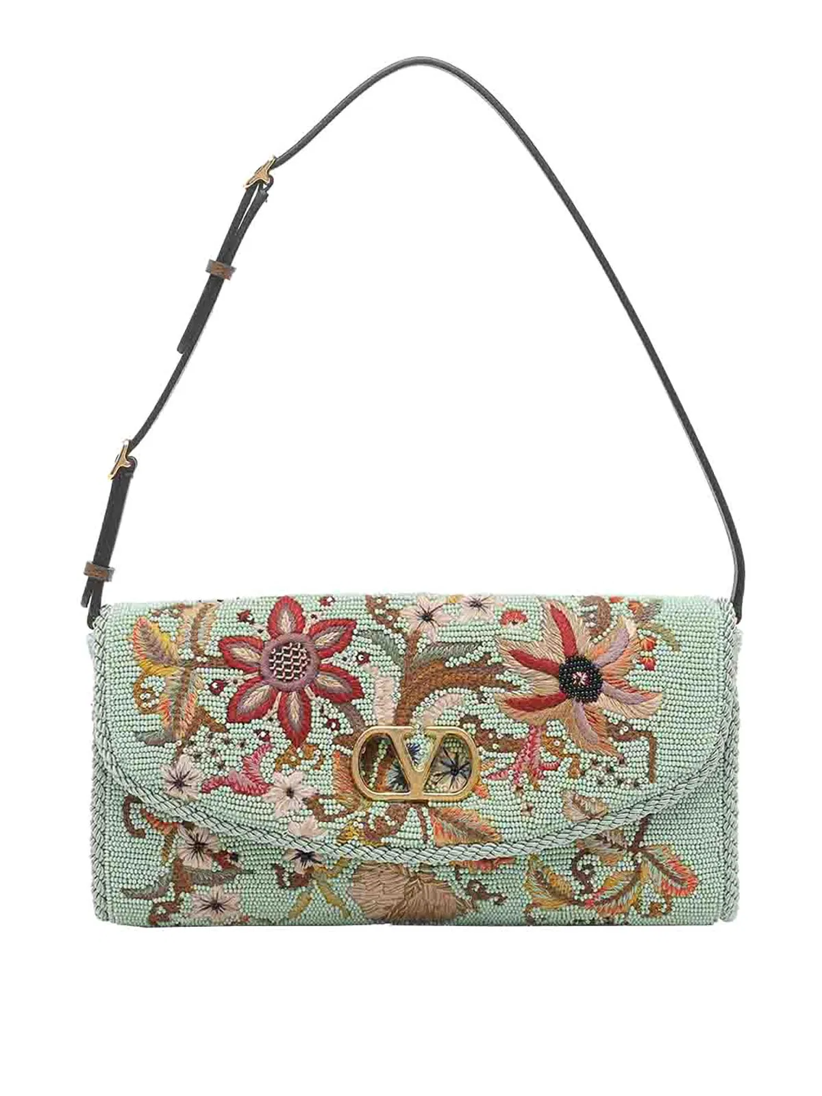 Valentino Garavani Small Embroidered Devain Clutch