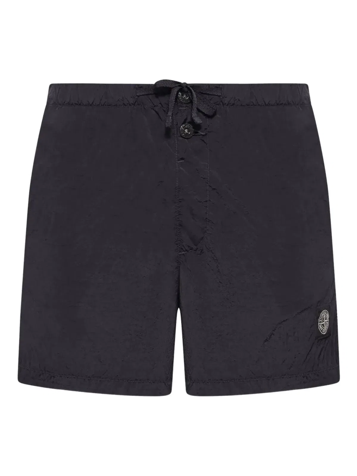 Stone Island Black Adjustable Drawstring Swimsuit