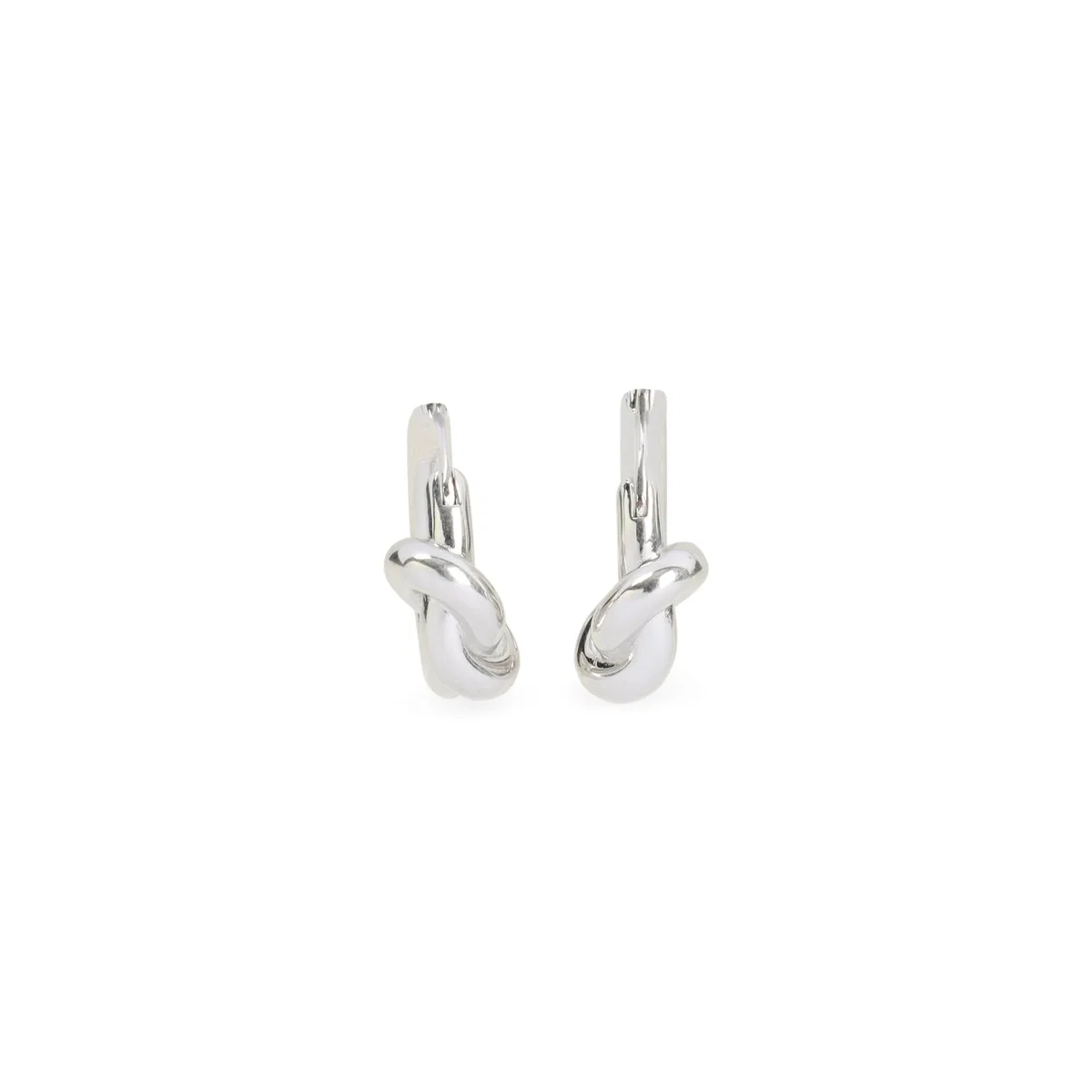 Celine Silver Hoops Earrings