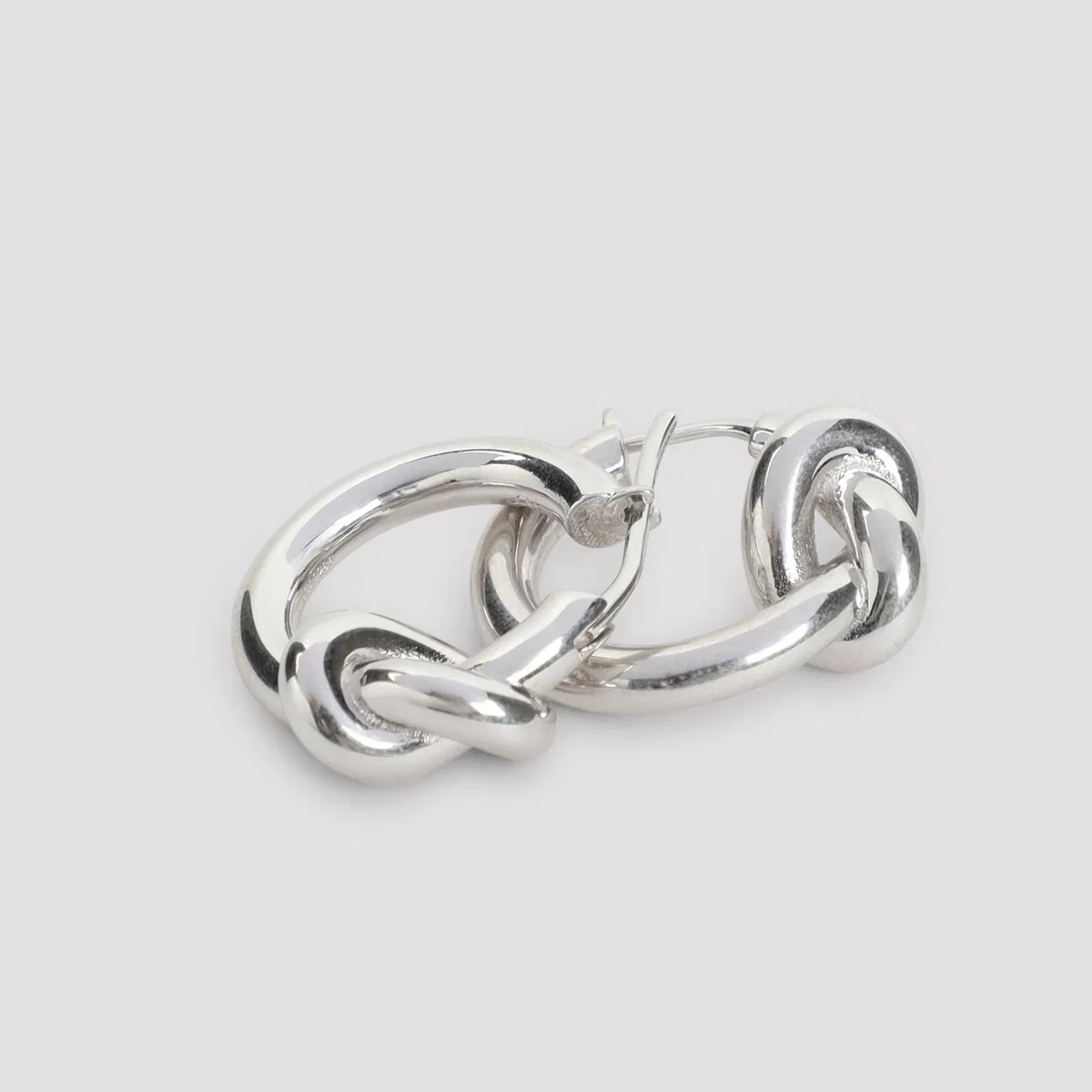 Celine Silver Hoops Earrings