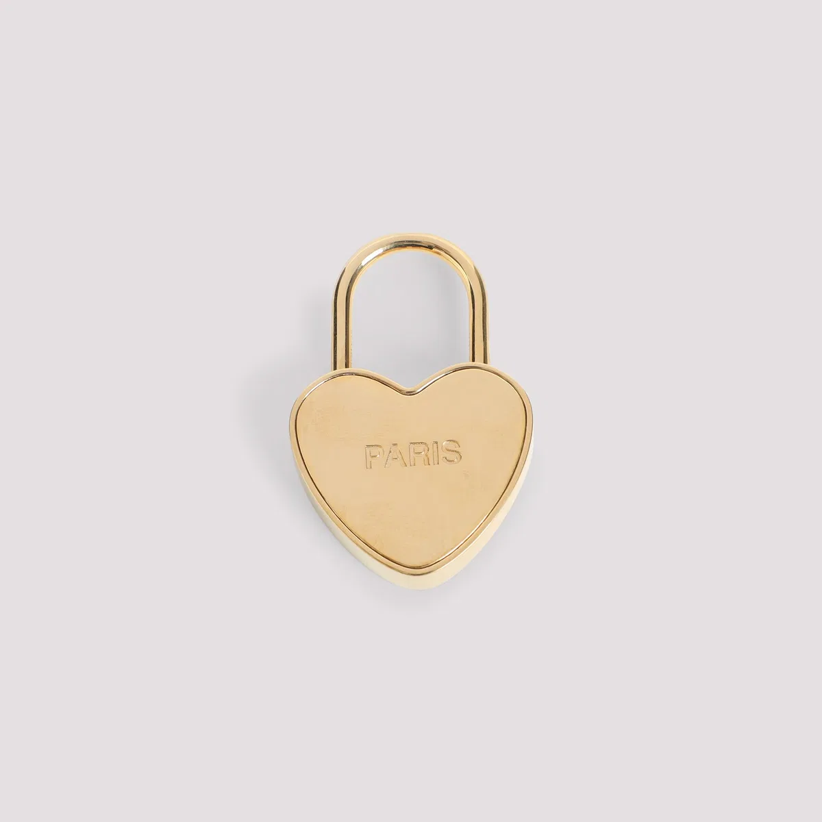 Celine Gold Brass I Love Celine Padlock