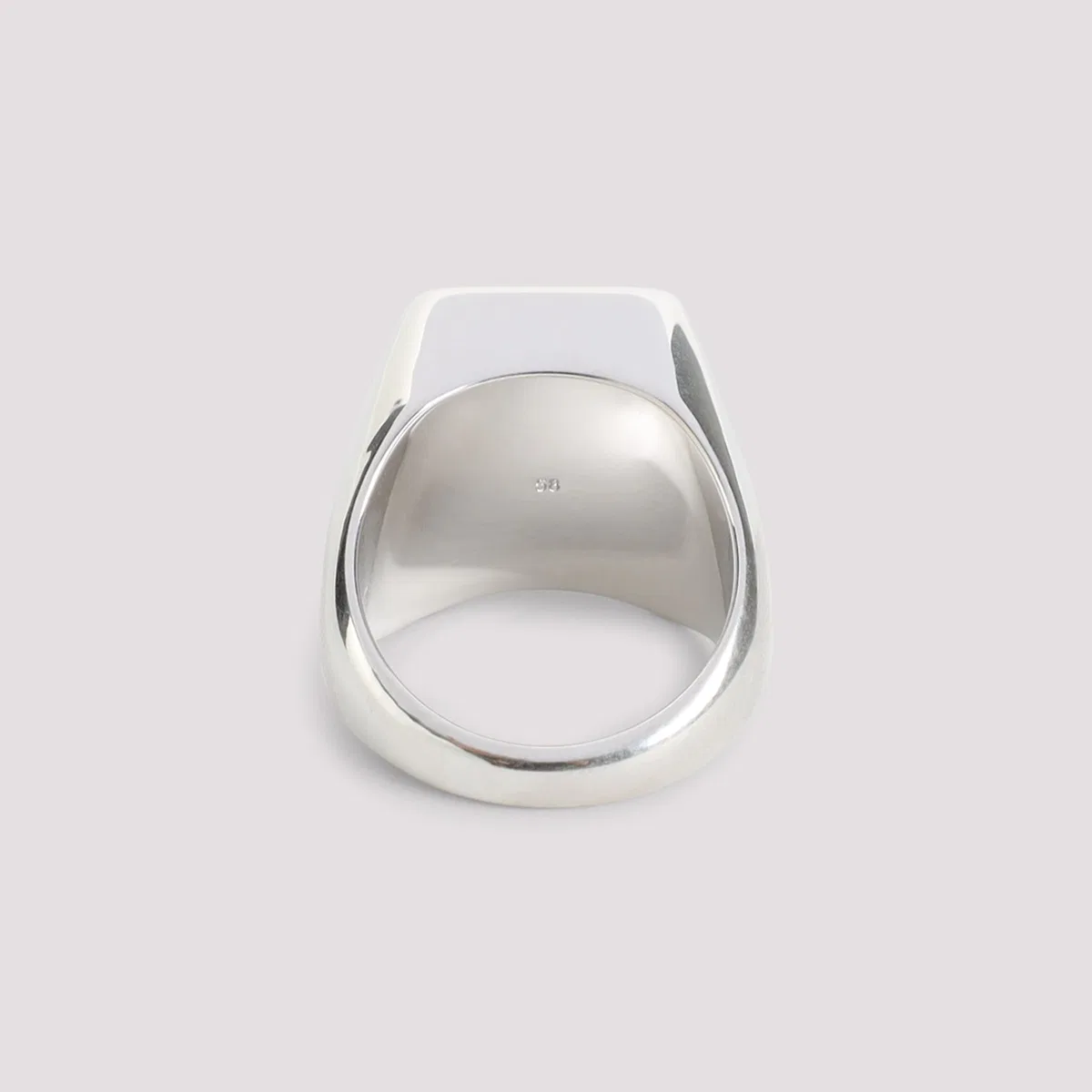 Celine Silver Brass Square Signet Ring