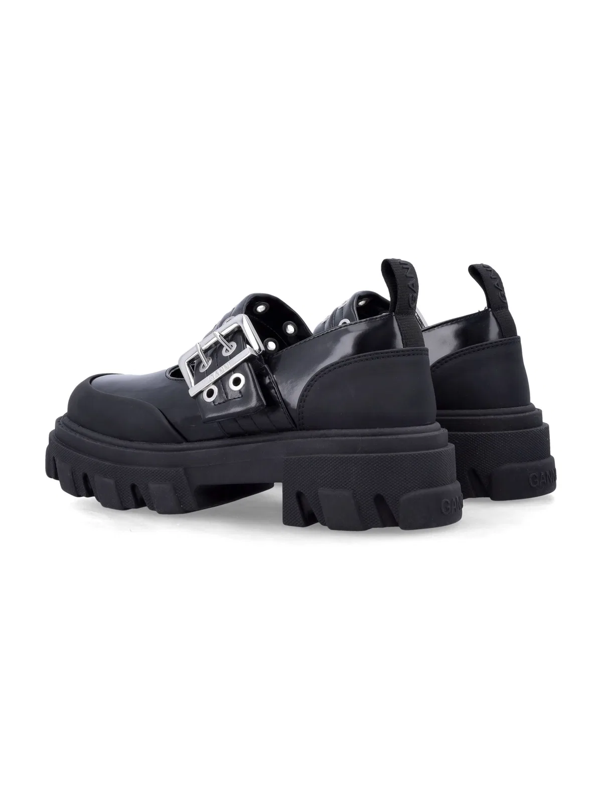 Ganni Cleated Ballerina Shoes