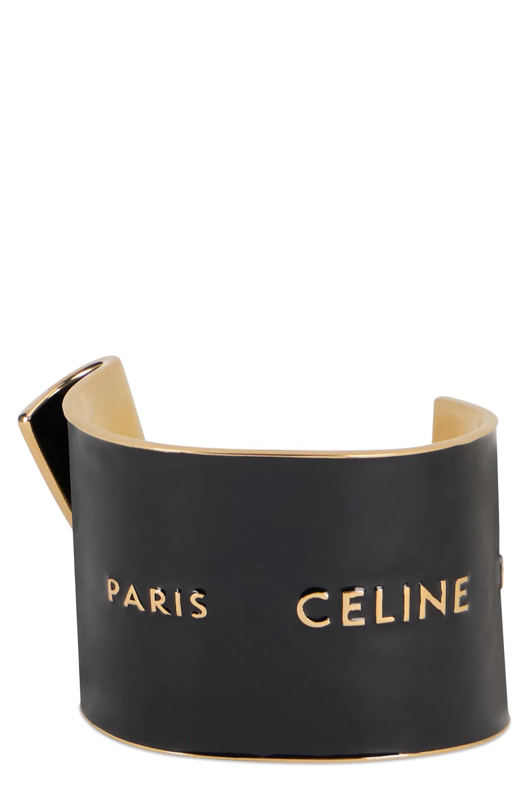 Celine Rigid Bracelet With Enamel Ribbon