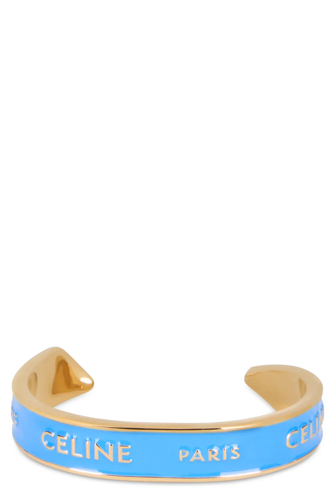 Celine Small Rigid Bracelet With Enamel Ribbon