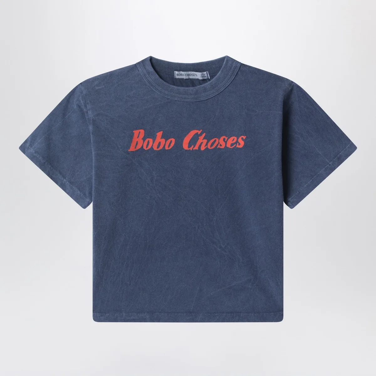 Bobo choses Washed-Effect Blue T-Shirt