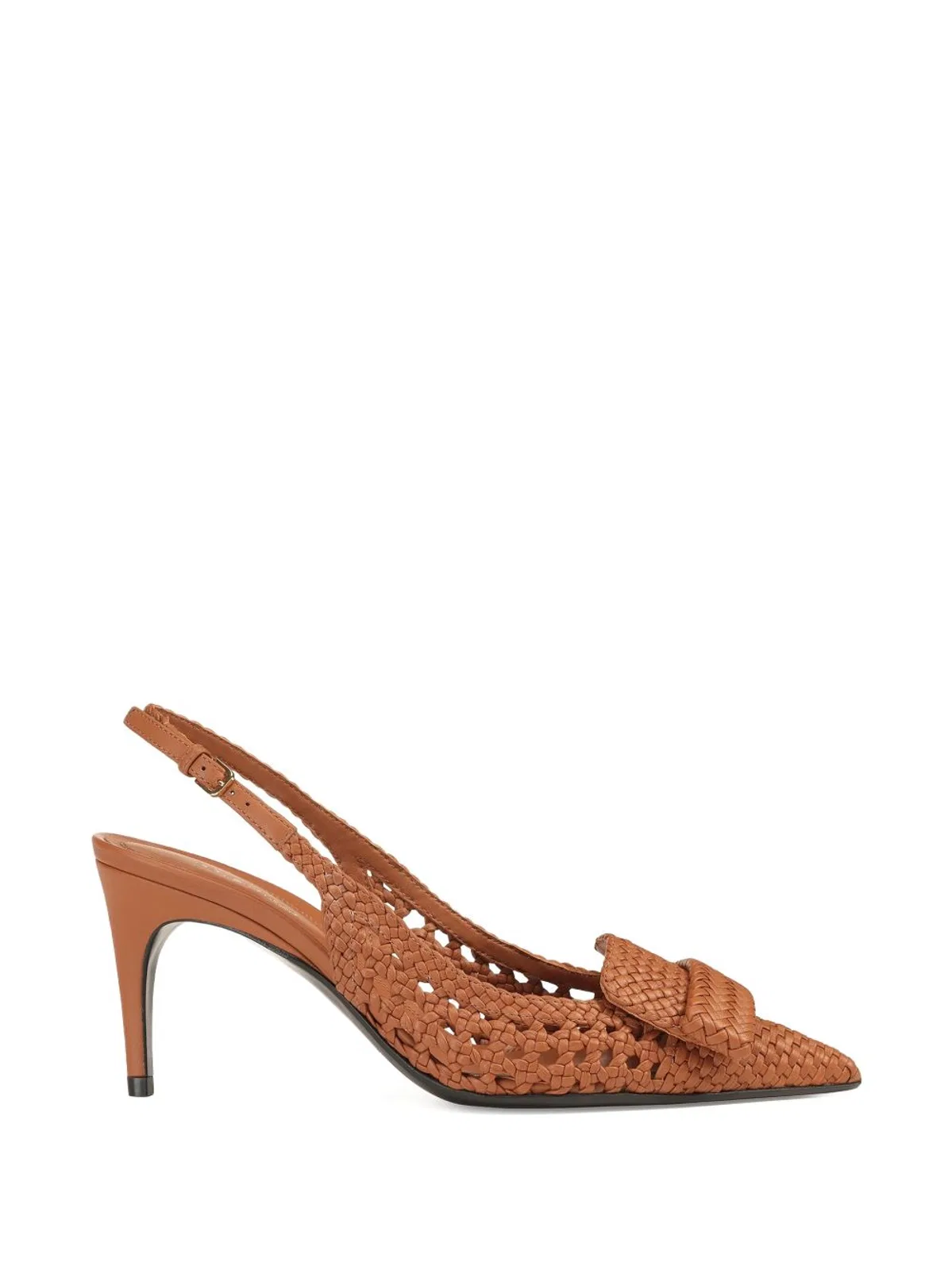 Sergio Rossi Leather Slingback Pumps