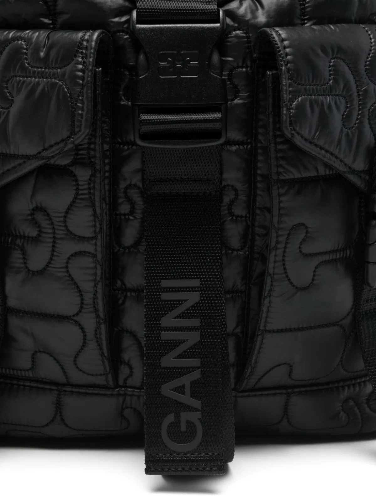 Ganni Re Tech Quilted Backpack