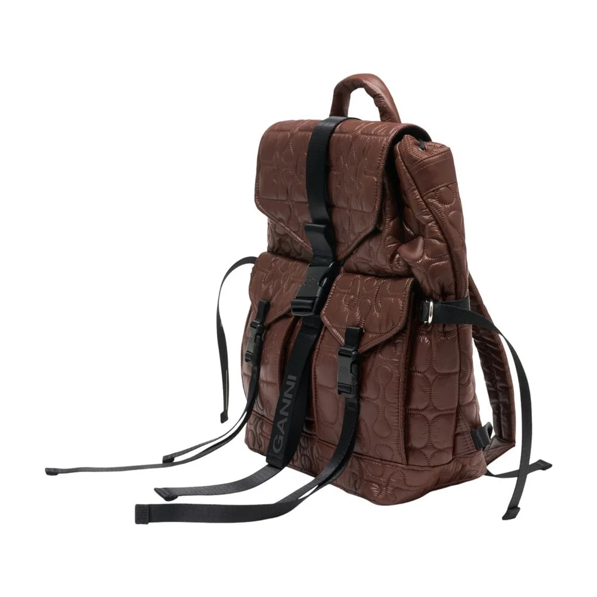 Ganni Re Tech Quilted Backpack