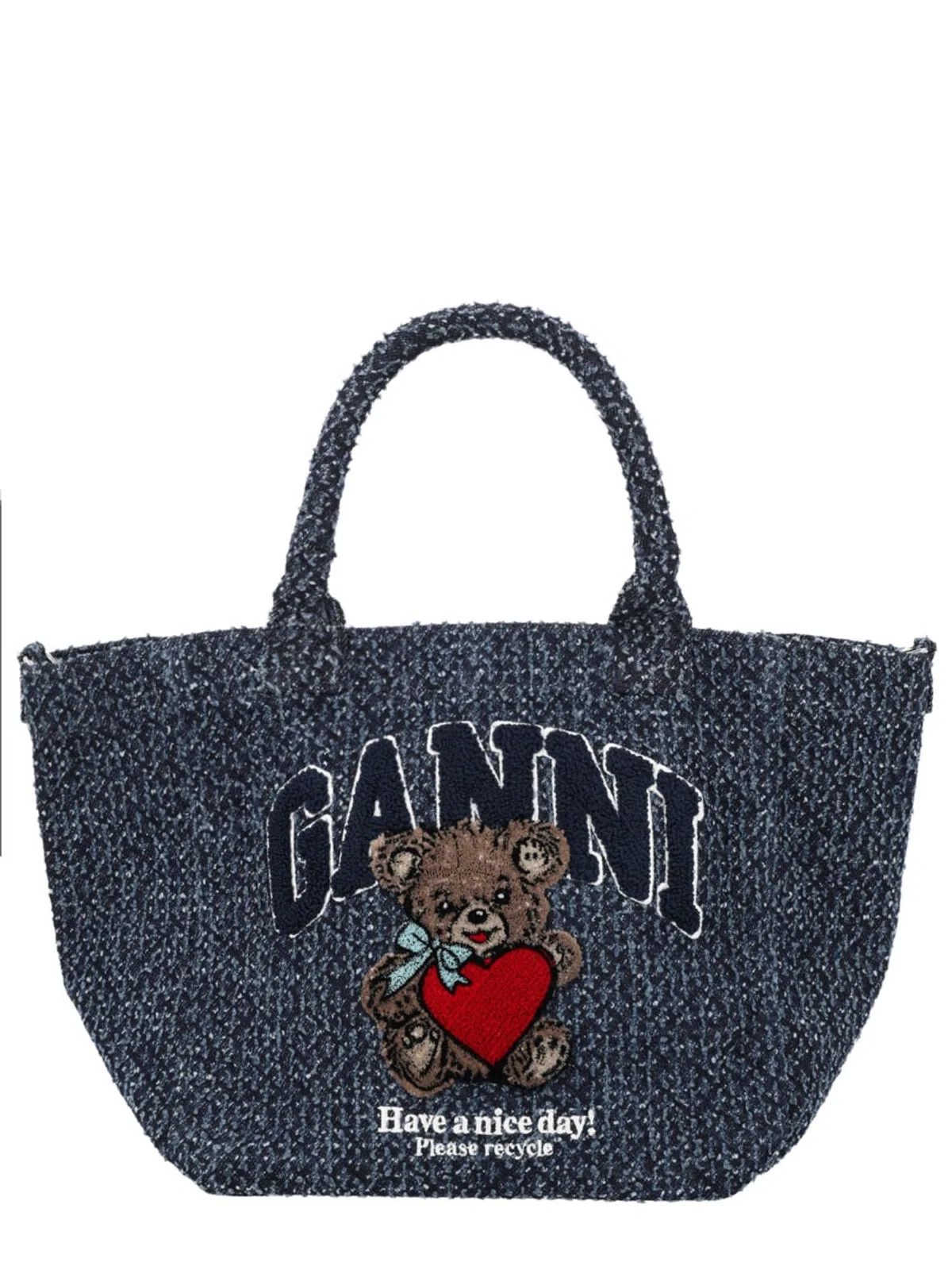Ganni Multicolour Organic Cotton Handbag