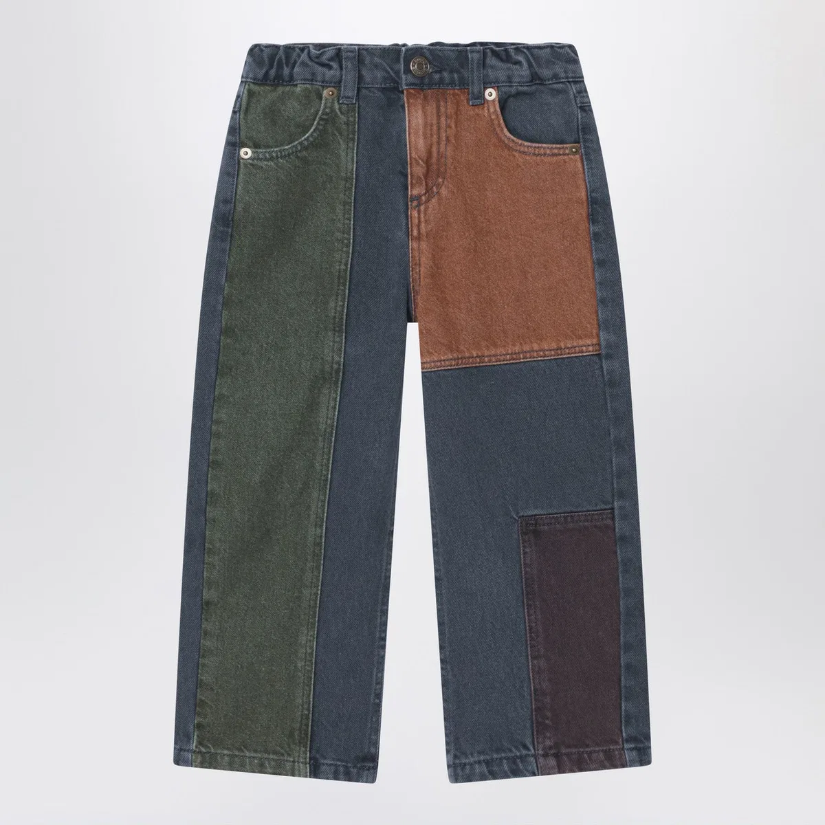 Bobo choses Color-Block Design Jeans