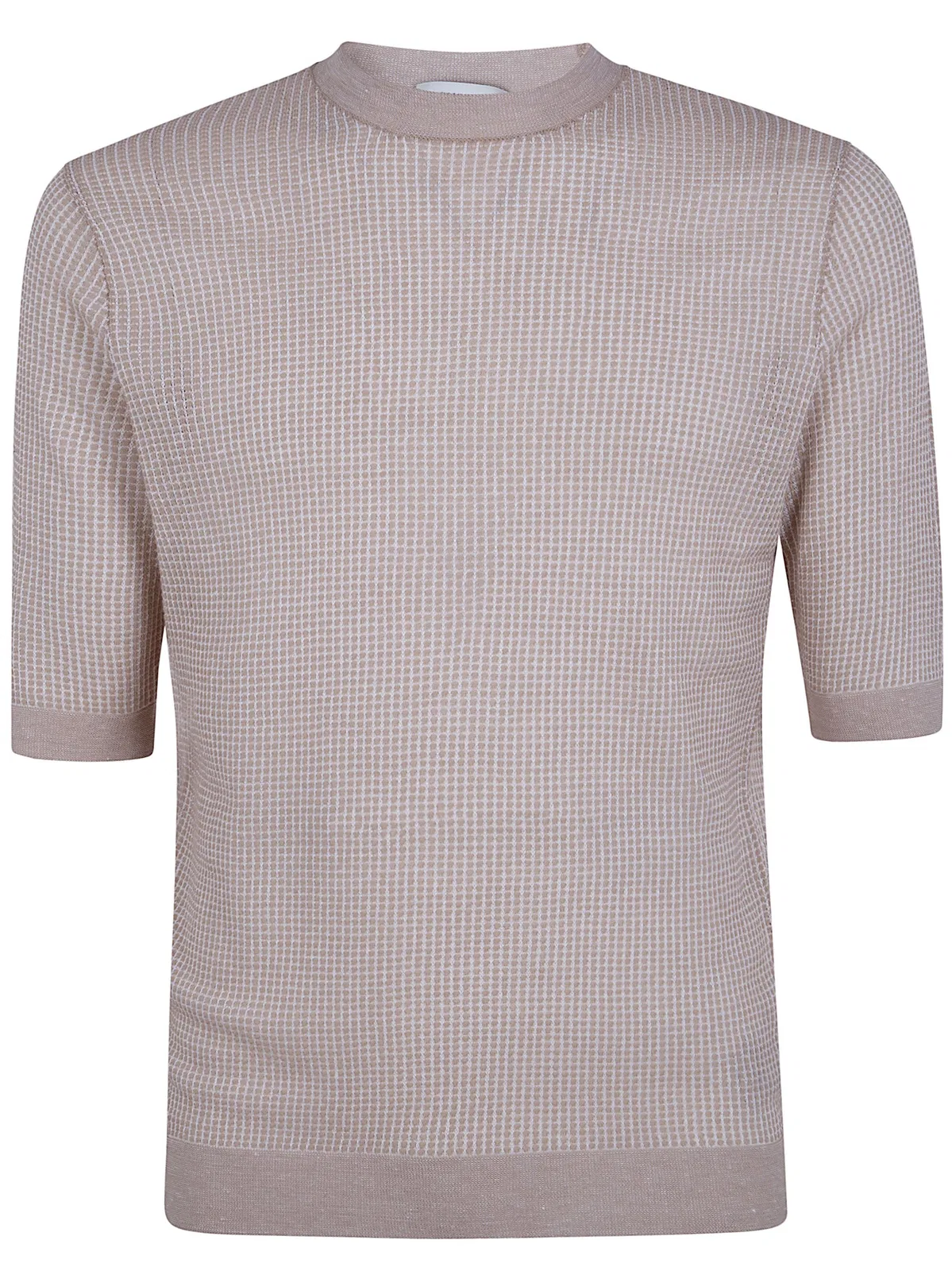 Ballantyne "Riso" Stitch Round Neck Sweater