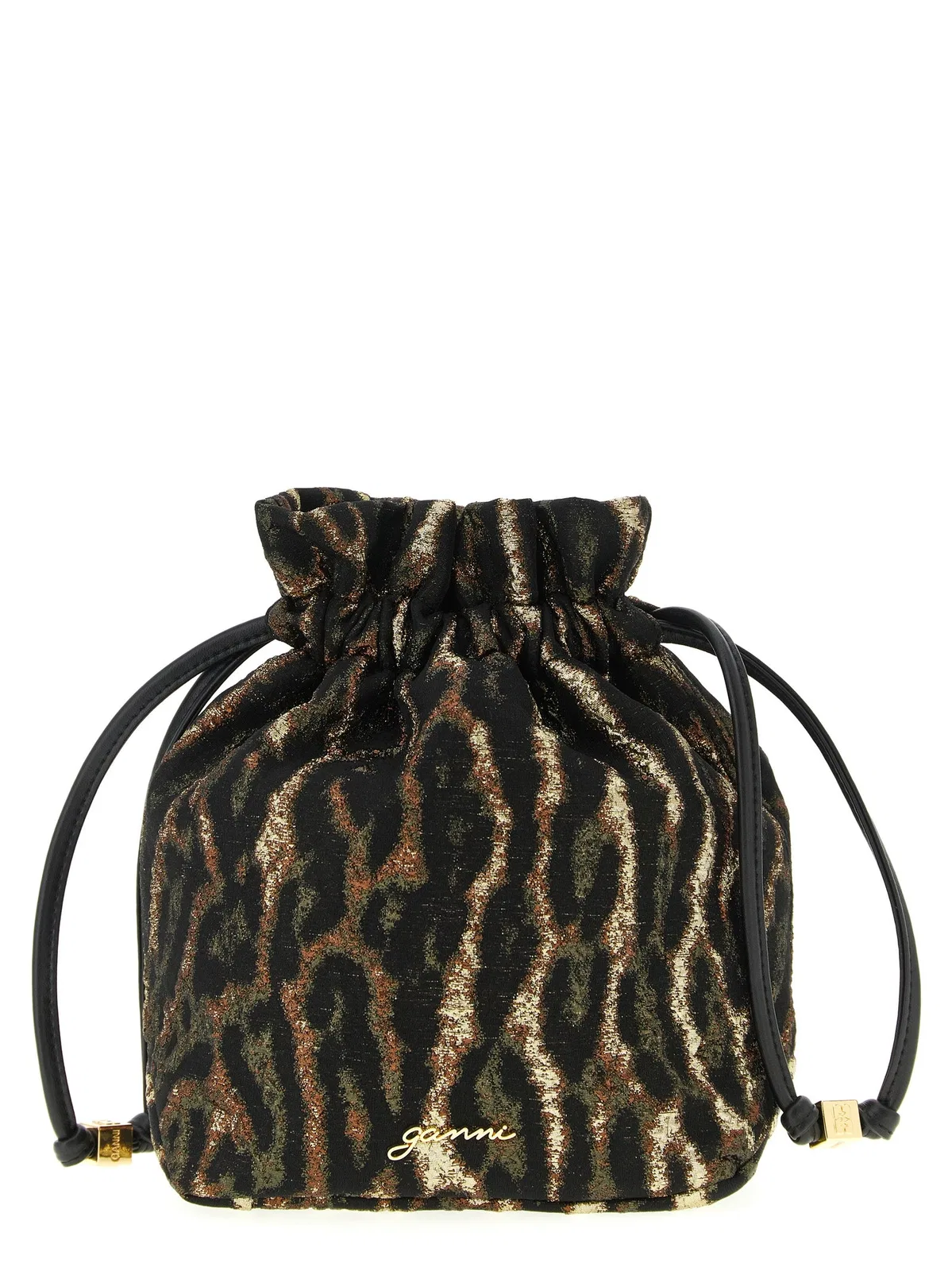 Ganni 'Metallic Bou Bucket' Pouch