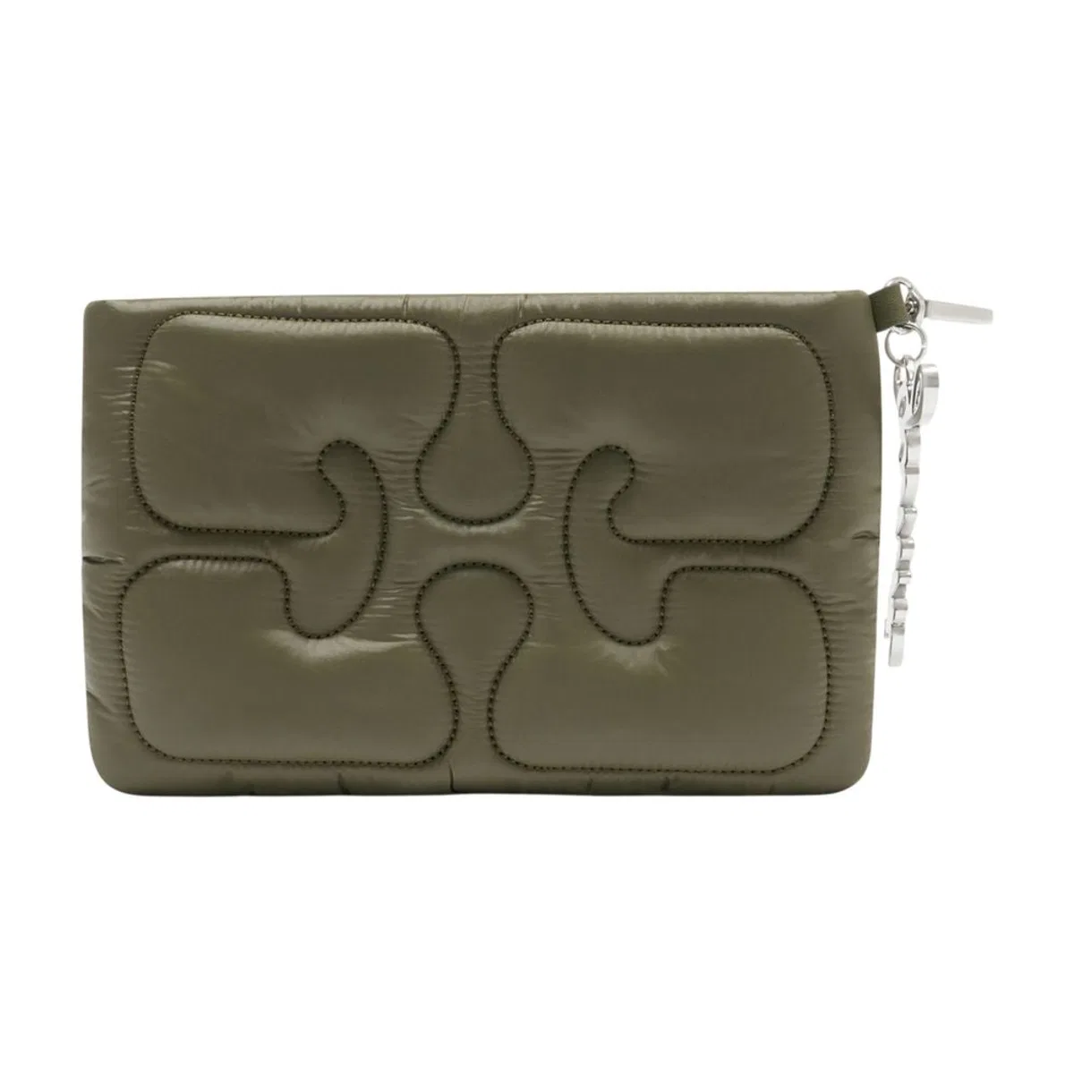 Ganni Quilted Clutch Bag