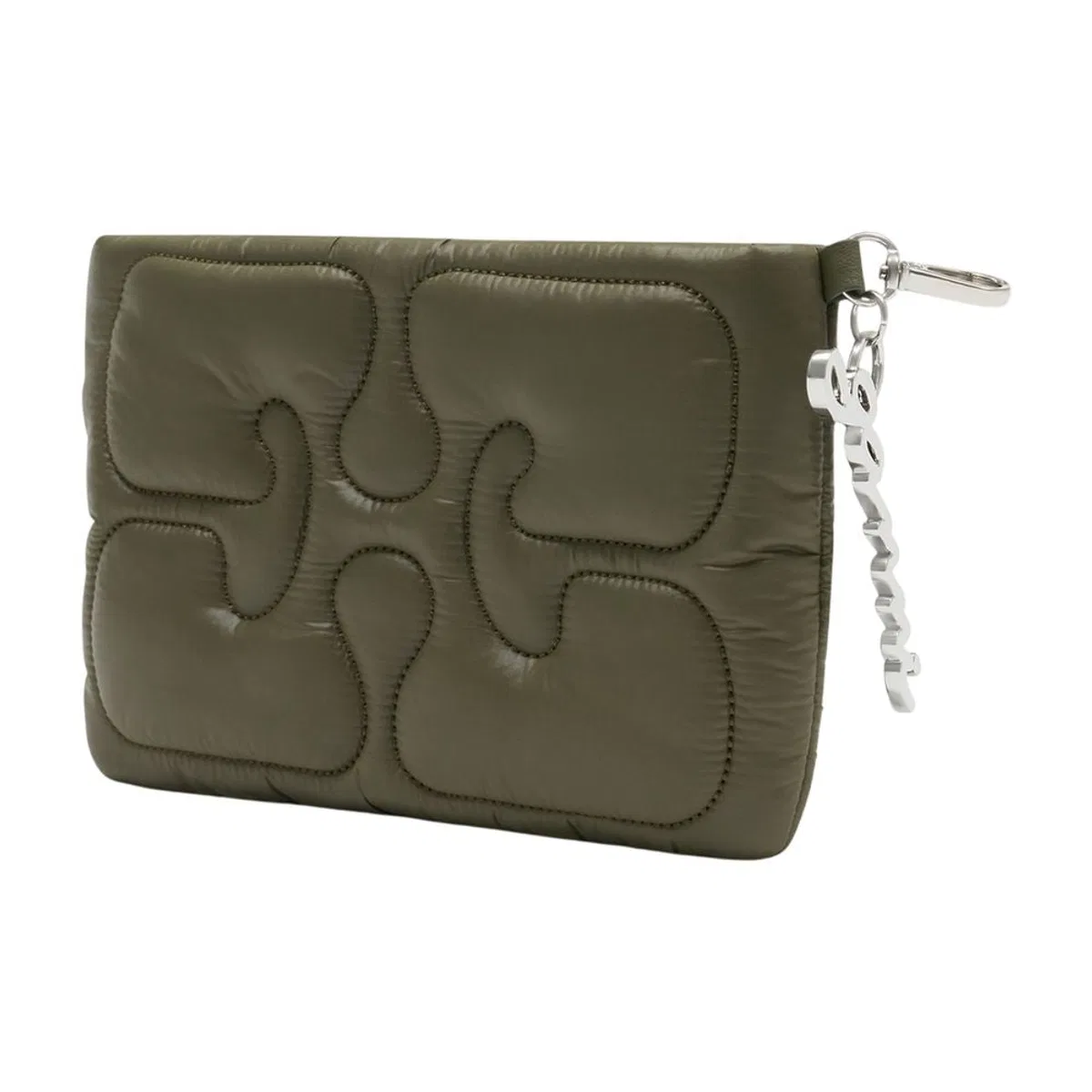Ganni Quilted Clutch Bag