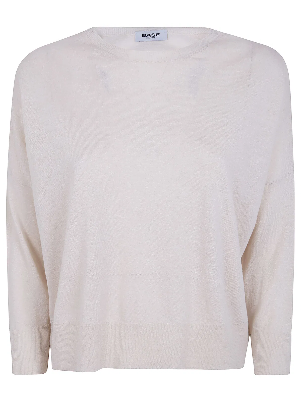 Base Milano Linen And Cotton Blend Sweater