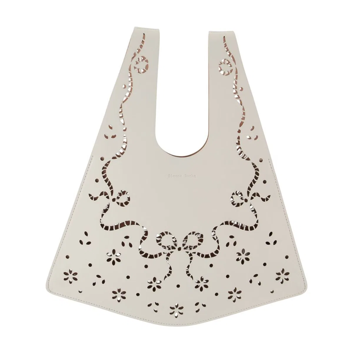 Simone Rocha Mini Lasercut Shopper Bag
