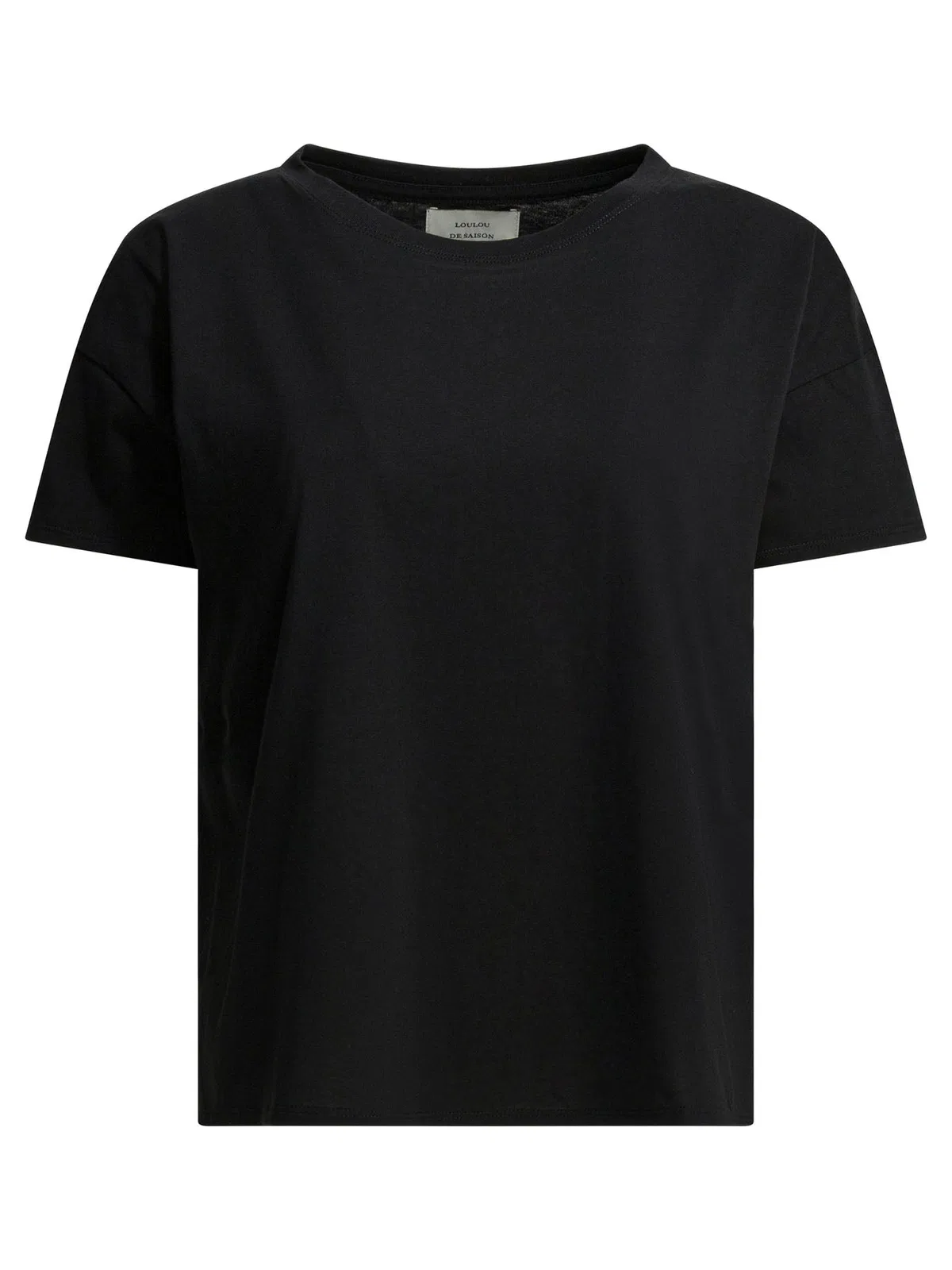 Loulou De Saison Black Cotton T-Shirt