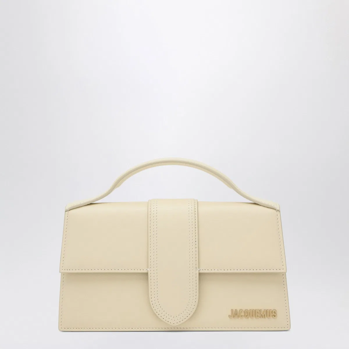 Jacquemus Le Grand Bambino Bag In Ivory Leather