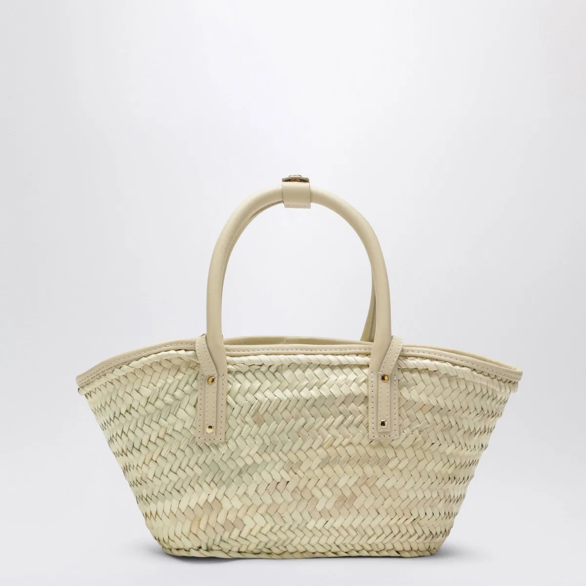 Jacquemus Mini Soli Basket Bag In Raffia