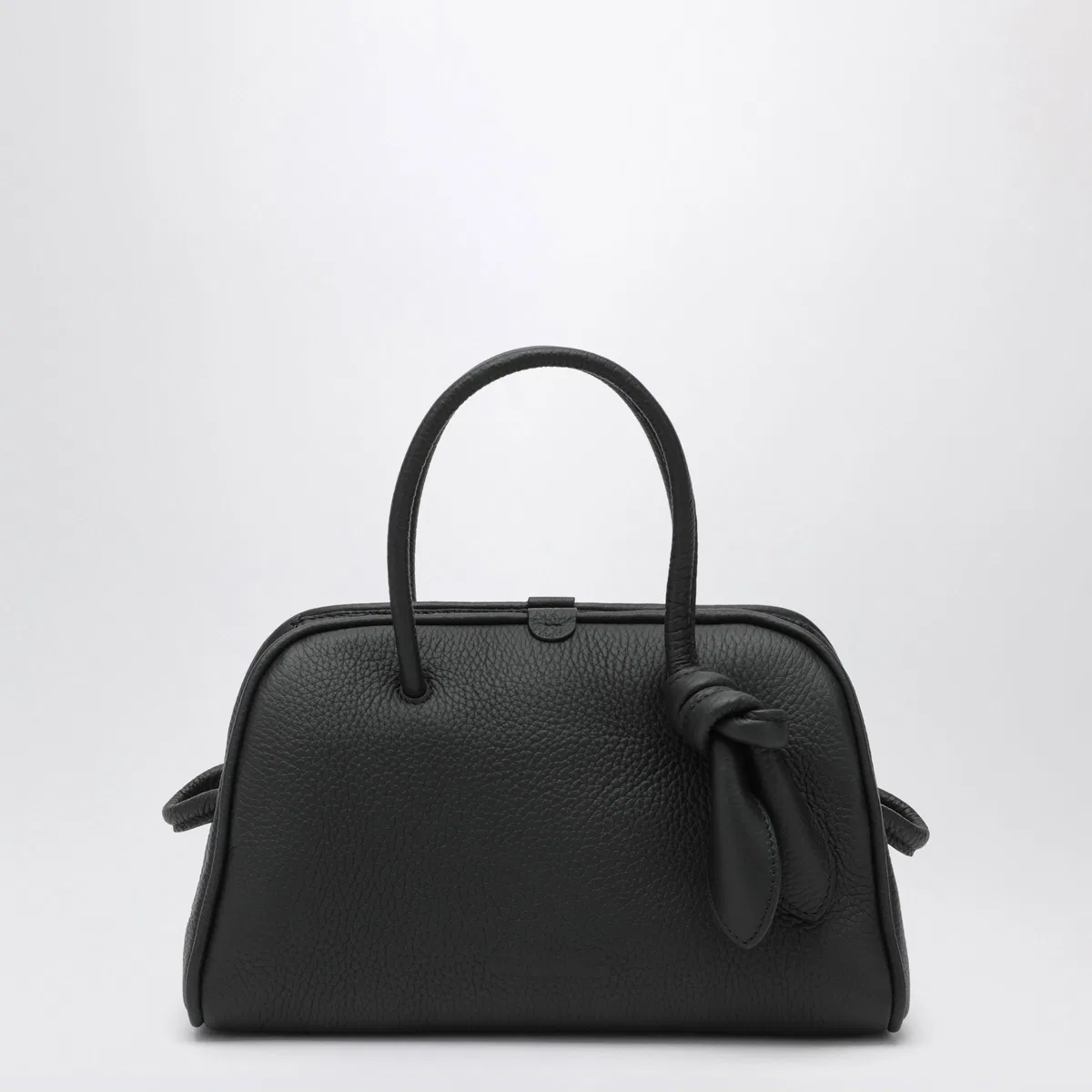 Jacquemus Small Turismo Bag In Black Leather