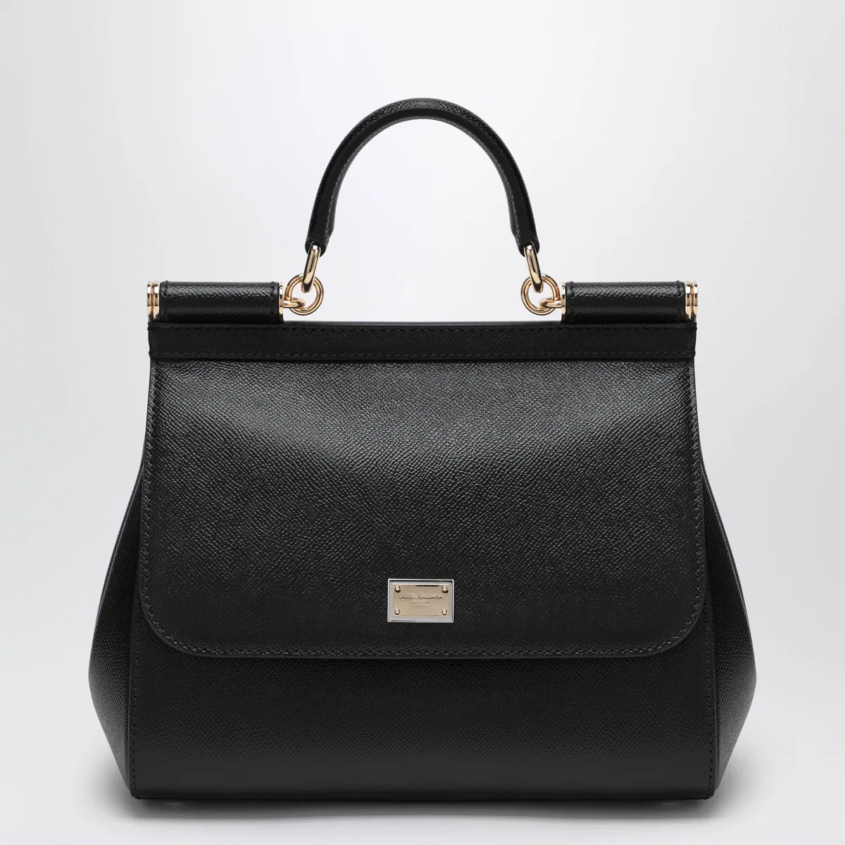Dolce Gabbana Dolce&Gabbana Large Black Sicily Handbag