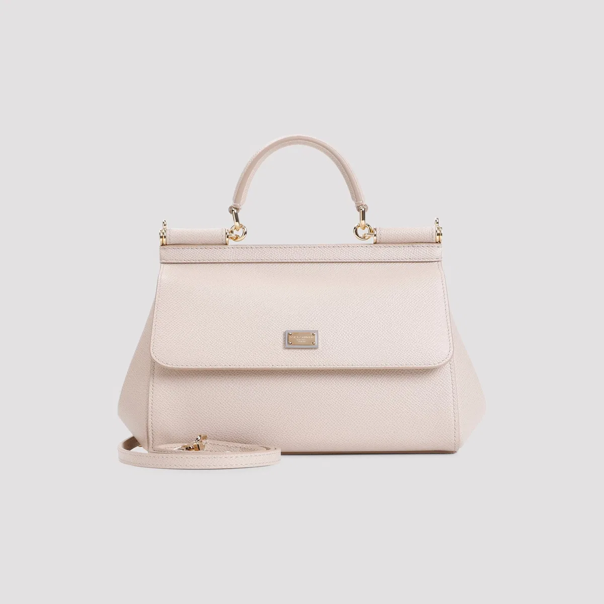 Dolce Gabbana Dolce & Gabbana Sicily Medium Leather Ha