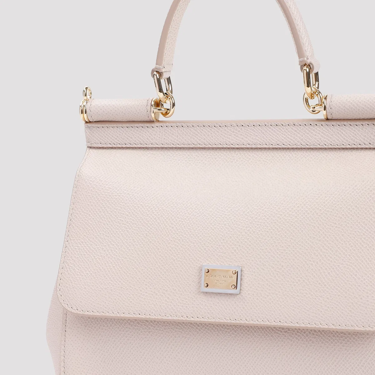 Dolce Gabbana Dolce & Gabbana Sicily Medium Leather Ha