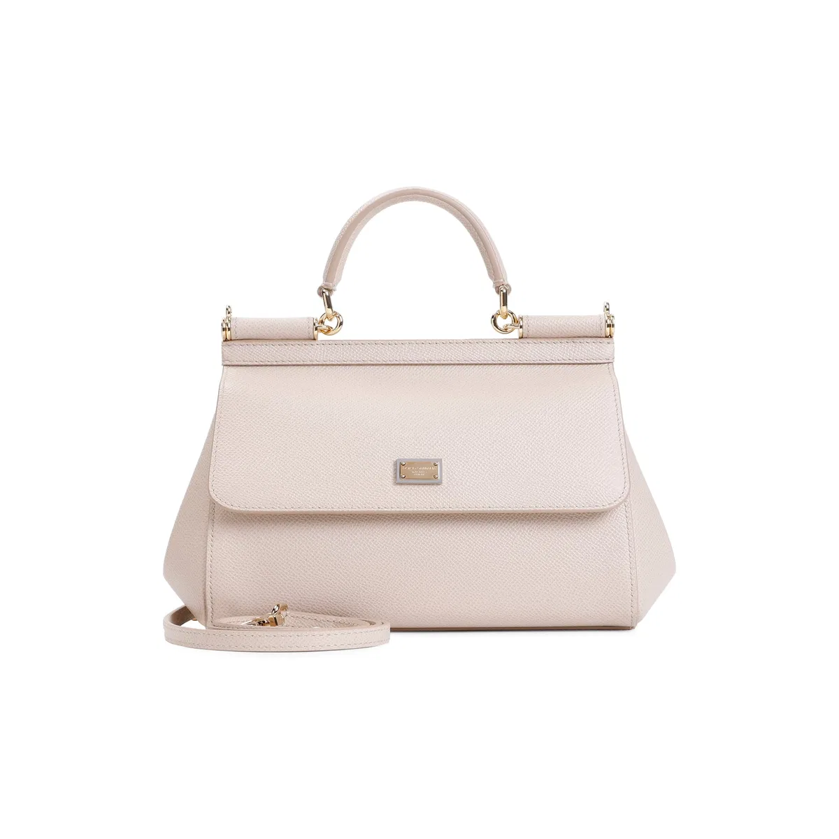 Dolce Gabbana Dolce & Gabbana Sicily Medium Leather Ha