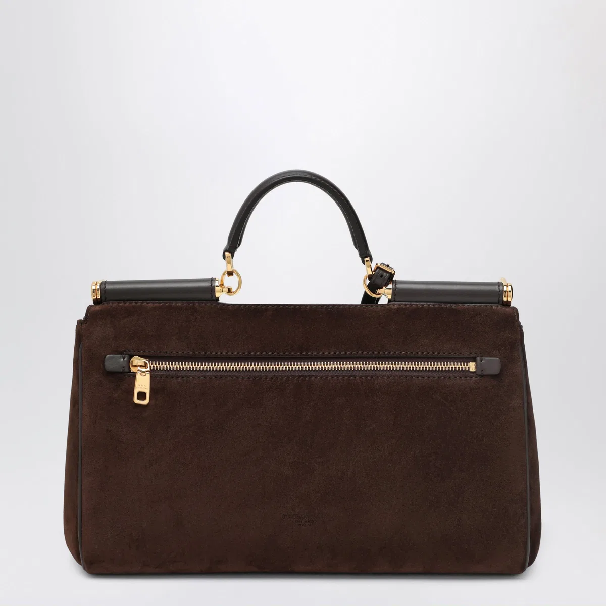 Dolce Gabbana Dolce&Gabbana Brown Suede Leather Bag My